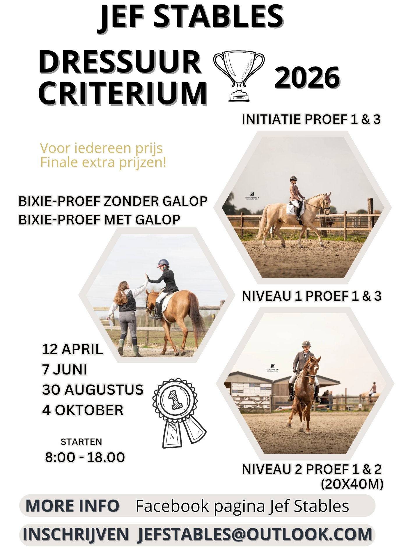 3de Dressuur wedstrijd criterium 2026